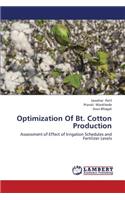 Optimization of BT. Cotton Production