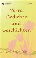 Verse, Gedichte und Geschichten
