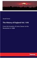 The History of England Vol. I VIII