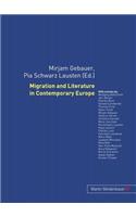 Migration and Literature in Contemporary Europe