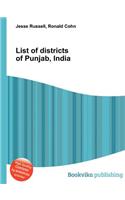 List of Districts of Punjab, India