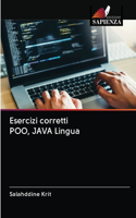 Esercizi corretti POO, JAVA Lingua