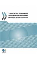 The Call for Innovative and Open Government