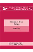 Incomplete Block Designs