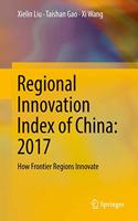 Regional Innovation Index of China: 2017