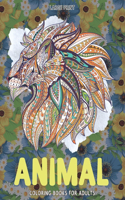 Animal Coloring Books for Adults Large Print