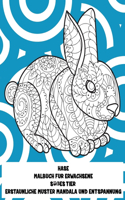 Malbuch für Erwachsene - Erstaunliche Muster Mandala und Entspannung - Süßes Tier - Hase