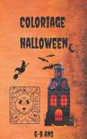 COLORIAGE HALLOWEEN 6-8 ans: Cahier de coloriage halloween pour enfants de 6 à 8 ans 30 déssins à colorier