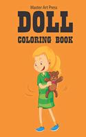 Master Art Press Doll Coloring Book