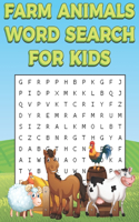 Farm Animals Word Search For Kids