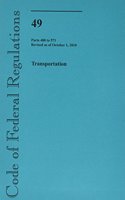 Code of Federal Regulations, Title 49, Transportation, PT. 400-571, Revised as of October 1, 2010