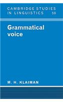 Grammatical Voice