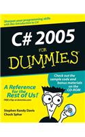 C# 2005 for Dummies [With CDROM]