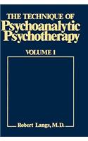 Technique of Psychoanalytic Psychotherapy