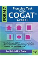 Practice Test for the CogAT Grade 1 Form 7 Level 7