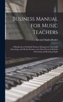 Business Manual for Music Teachers