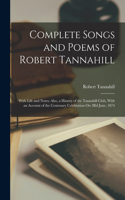 Complete Songs and Poems of Robert Tannahill