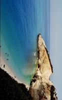 White Cliffs and Beach in Lefkada, Greece Journal