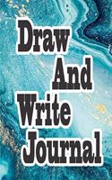 Draw And Write Journal: Blue Ocean Grades K-2 Primary Composition Journal Notebook for Kids Half Page Lined Paper with Drawing Space Learn to Write and Draw 8x10 110 Pages