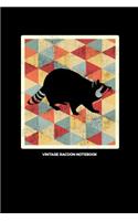 Vintage Racoon Notebook