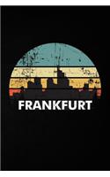 Frankfurt: 6x9 Inch Travel Size 110 Blank Lined Pages.