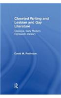 Closeted Writing and Lesbian and Gay Literature