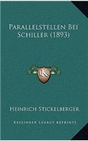 Parallelstellen Bei Schiller (1893)