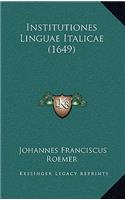 Institutiones Linguae Italicae (1649)