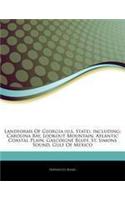 Articles on Landforms of Georgia (U.S. State), Including