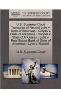 U.S. Supreme Court Transcript of Record Lytle V. State of Arkansas: (English)