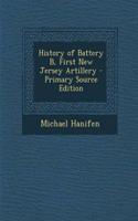 History of Battery B, First New Jersey Artillery