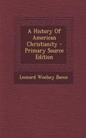 A History of American Christianity