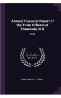 Annual Financial Report of the Town Officers of Franconia, N.H