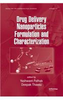 Drug Delivery Nanoparticles Formulation and Characterization