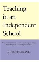 Teaching in an Independent School