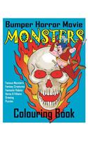BUMPER Horror Movie Monsters Colouring Book