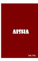 Aisha - Red Notebook / Extended Lines / Soft Matte Cover: An Ethi Pike Collectible Journal