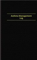 Asthma Management Log (Logbook, Journal - 96 pages, 5 x 8 inches): Asthma Management Logbook (Black Cover, Small)(Centurion Logbooks/Record Books)