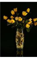 A Dramatic Bouquet of Yellow Roses Journal