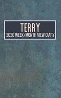 TERRY 2020 Week/Month View Diary