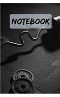 Notebook Gym Dumbbells Notepad Journal Diary