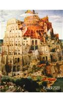 Turmbau zu Babel Wochenplaner 2020: Pieter Bruegel dem Älteren - Planer 2020 mit Wochenübersicht - Raum für Notizen - Januar - Dezember 2020 Agenda - Ideal für die Schule, Studium und (86 Jahresplaner 2020)
