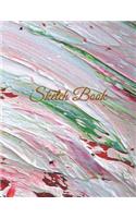 Sketchbook Journal for Girls: 120 Pages of 8.5"x11" Blank Paper for Drawing, Sketching and Creative Doodling. Personalized Artist Notebook and Sketchbook Journal