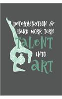 Determination And Hard Work Turn Talent Into Art