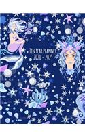 Ten Year Planner: 2020-2029 Monthly Calendar - Ice Queen Mermaid