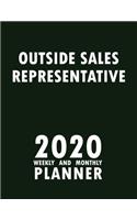 Outside Sales Representative 2020 Weekly and Monthly Planner