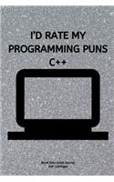 I'd Rate My Programming Puns C++