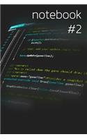 Notebook 2: Coding Journal Dotted with 110 Pages and Space for Content Information