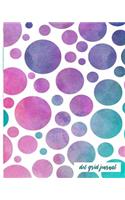 Dot Grid Journal: Watercolor Bullet Notebook with Dotted Pages for Journaling (Vol 3)