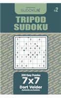 Tripod Sudoku - 200 Easy Puzzles 7x7 (Volume 2)